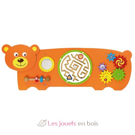 Panel de actividades de pared Oso VG50471 Viga Toys 1