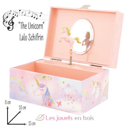 Joyero musical unicornio arcoíris UL5077 Ulysse 3