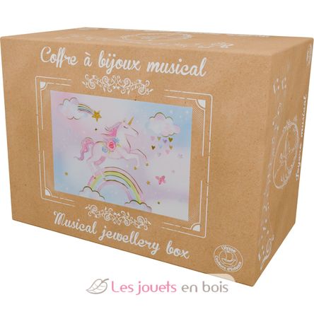 Joyero musical unicornio arcoíris UL5077 Ulysse 4