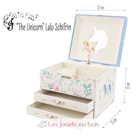 Joyero musical unicornio UL5085 Ulysse 3