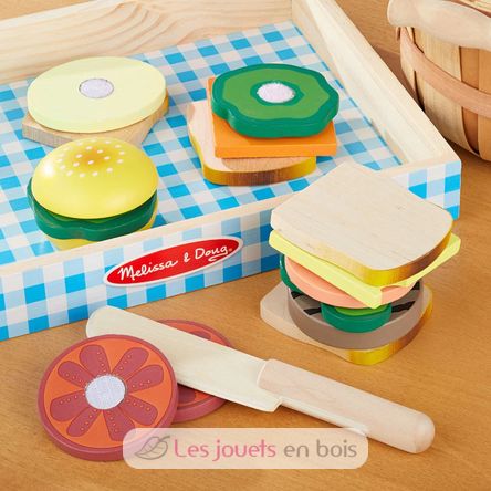 Juego para hacer sándwiches MD10513 Melissa & Doug 5
