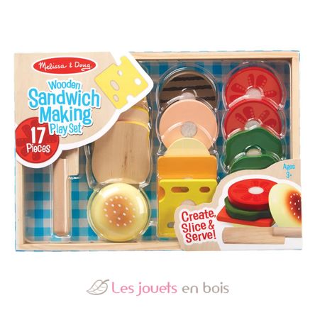 Juego para hacer sándwiches MD10513 Melissa & Doug 4