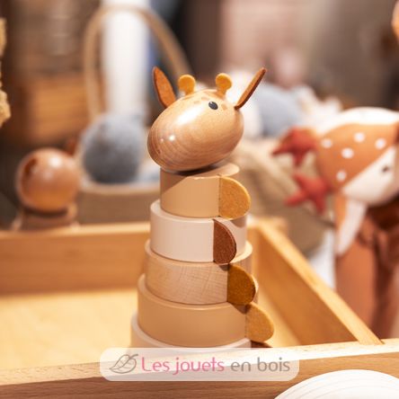 Léonie la jirafa apilable de madera EG511174 Egmont Toys 3