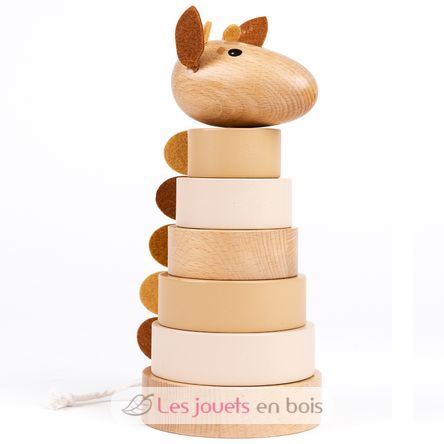 Léonie la jirafa apilable de madera EG511174 Egmont Toys 1