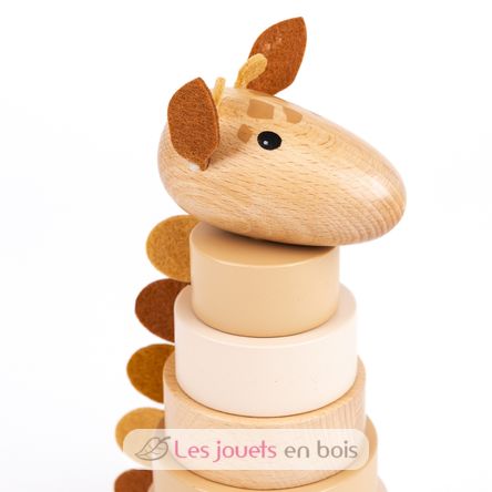 Léonie la jirafa apilable de madera EG511174 Egmont Toys 6