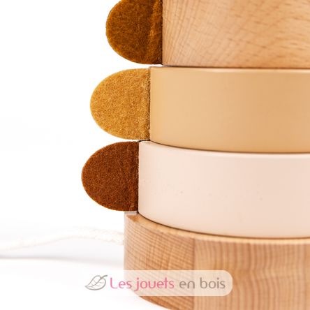 Léonie la jirafa apilable de madera EG511174 Egmont Toys 7