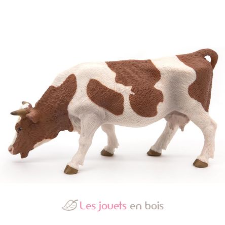 Figurilla de vaca Simmental pastando PA-51147 Papo 4