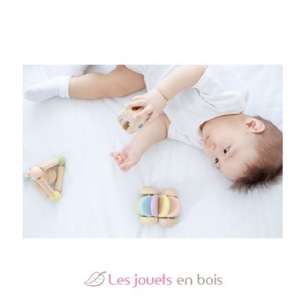 Sonajero de colores pastel para el escondite PT5252 Plan Toys 4