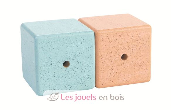 Bloques de madera para desarrollar los sentidos pastel PT5257 Plan Toys 5