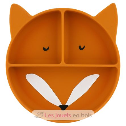 Plato compartimentado de silicona Mr Fox TX-96-445 Trixie 1