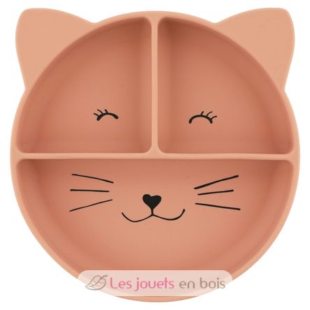 Plato compartimentado de silicona Mrs Cat TX-96-451 Trixie 1