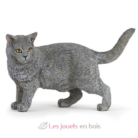 Figura del gato Chartreux PA54040 Papo 1