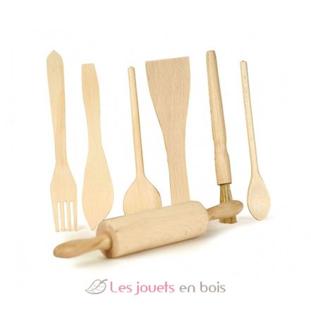 7 utensilios de cocina de madera EG541166 Egmont Toys 1