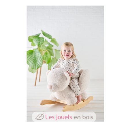 Juguete mecedor Teddy el oso crudo NA544078 Nattou 2