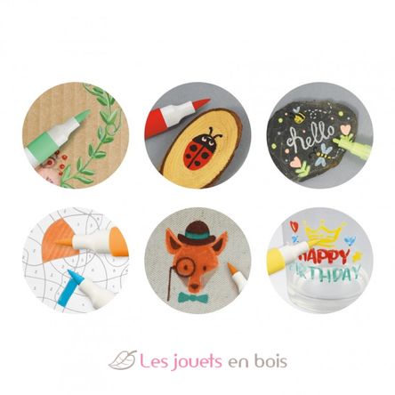 Set de 45 rotuladores acrílicos BUK5442 Buki France 5