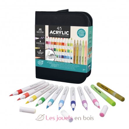 Set de 45 rotuladores acrílicos BUK5442 Buki France 1