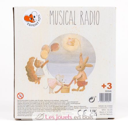 Caja de música Animales EG550046 Egmont Toys 7
