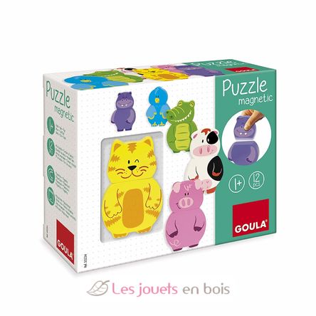 6 Puzzles magnéticos de animales GO55234-2797 Goula 3