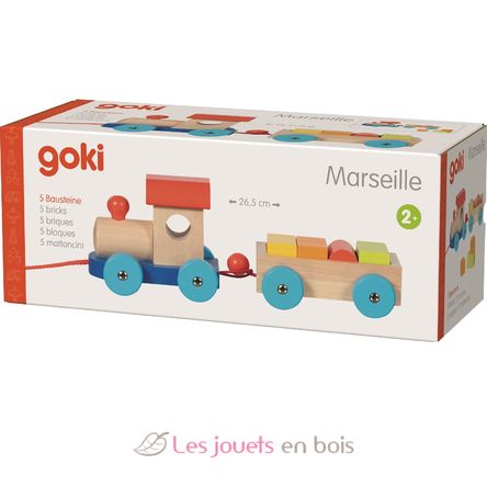 Tren de madera Marsella GK55830 Goki 4