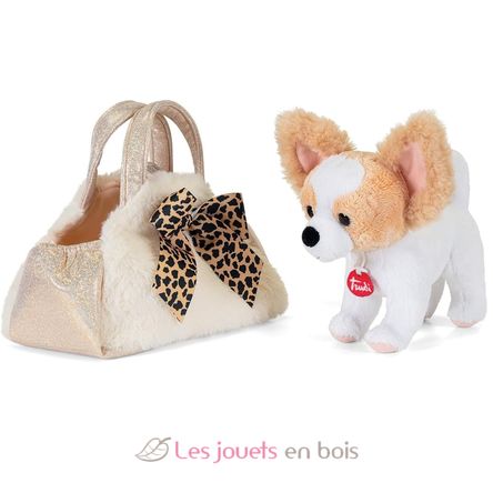 Perro de peluche en un bolso TRU-56080 Trudi 2