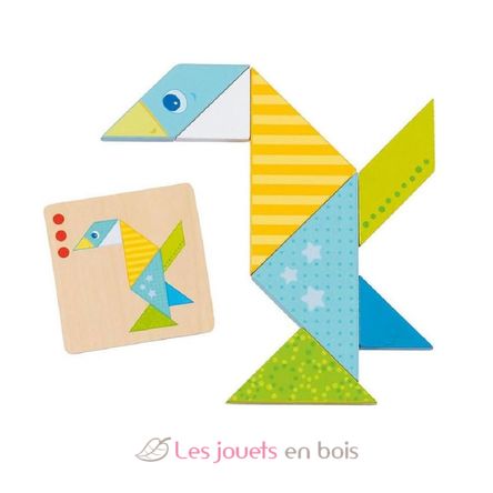 Tangram, mundo de colores GK56316 Goki 4