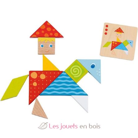 Tangram, mundo de colores GK56316 Goki 2