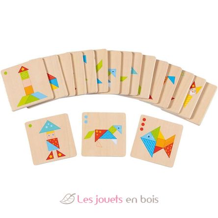 Tangram, mundo de colores GK56316 Goki 1
