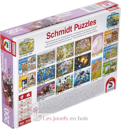 Puzzle Trío de caballos salvajes 200 pzs S-56356 Schmidt Spiele 3