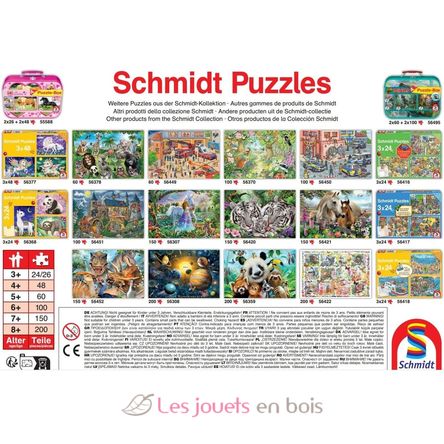 Puzzle Trío de caballos salvajes 200 pzs S-56356 Schmidt Spiele 4