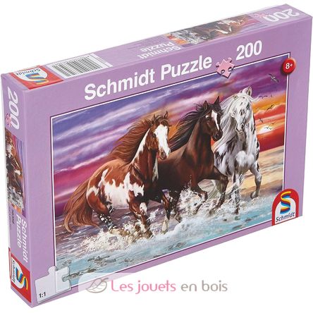 Puzzle Trío de caballos salvajes 200 pzs S-56356 Schmidt Spiele 1