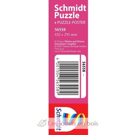 Puzzle Fogata de Mickey y Minnie 200 pzs S-56558 Schmidt Spiele 2