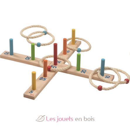 Juego de lanzamiento de anillos de colores GK56801 Goki 1