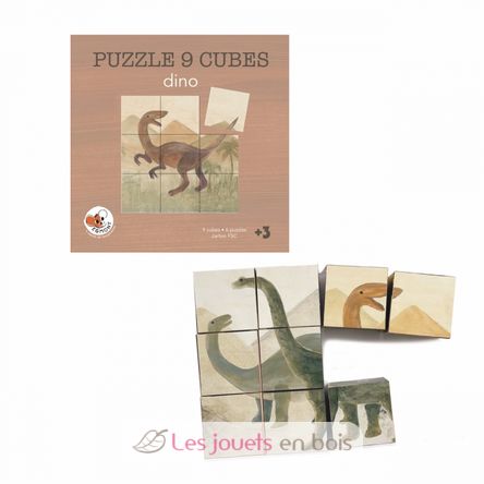 Puzzle con cubos Dinosaurios EG570041 Egmont Toys 1