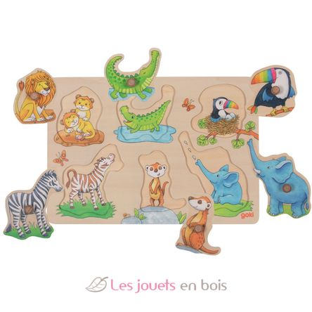 Puzzle Mama y su hijito GK57310 Goki 1