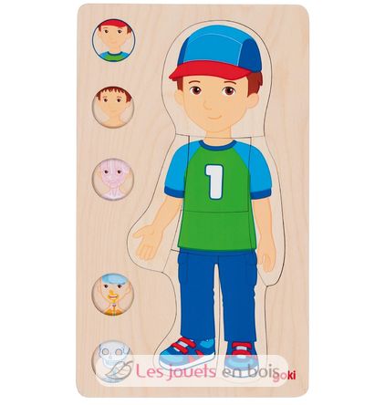 Puzzle del cuerpo humano, niño GK57361 Goki 1