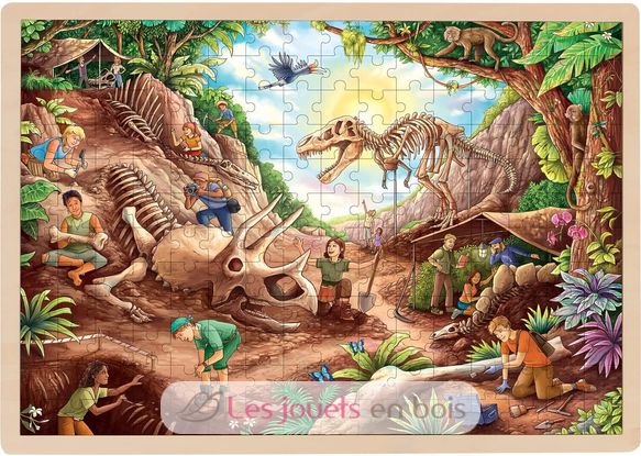 Puzzle de excavación de dinosaurios GK57395 Goki 1