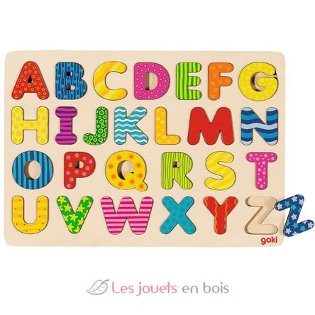 Puzle Alfabeto en mayúsculas A-Z GO-57672 Goki 1