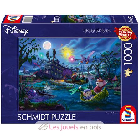Puzzle Los rescatadores Bernard y Bianca 1000 piezas S-58046 Schmidt Spiele 1