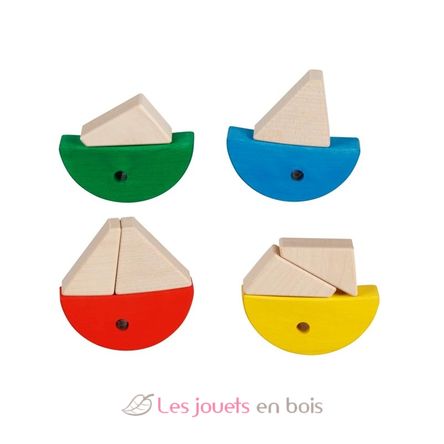 Bloques de construcción peces de colores GK58472 Goki 4