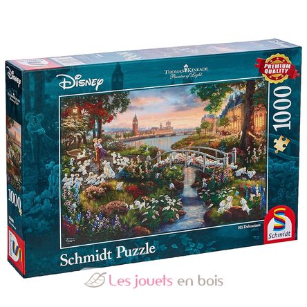 Puzzle 101 Dálmatas 1000 piezas S-59489 Schmidt Spiele 1