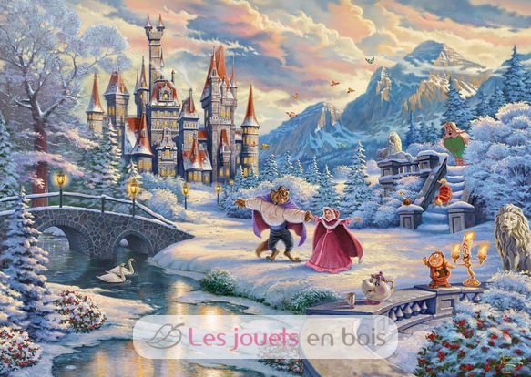 Puzzle La bella y la bestia en invierno 1000 piezas S-59671 Schmidt Spiele 2