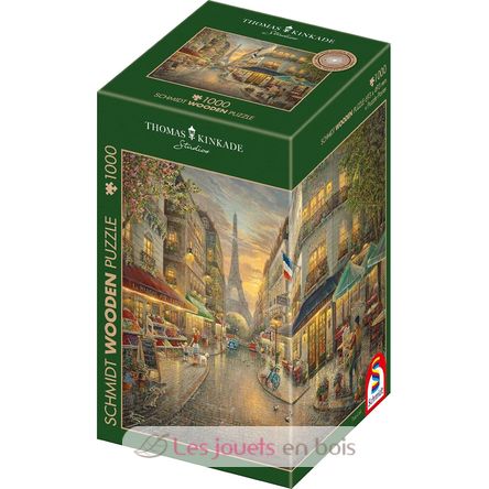 Puzzle de madera París pintoresco 1000 pzs S-59798 Schmidt Spiele 4