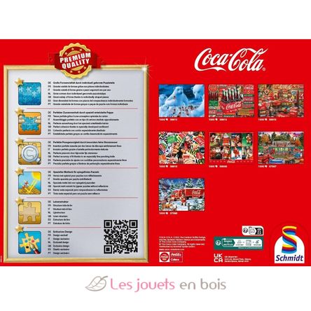 Puzzle Santa Claus Coca Cola 1000 pzs S-59956 Schmidt Spiele 2