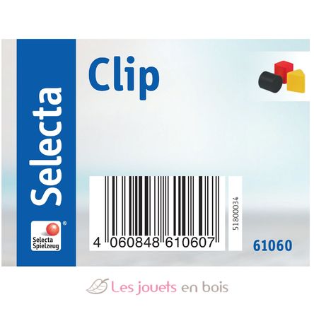 Clips de madera maciza 3,5 cm SE61060 Selecta 2