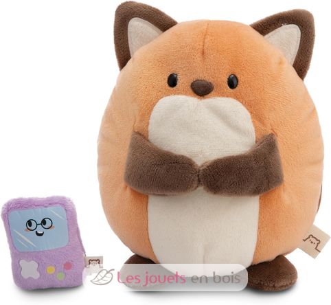 Peluche Zorro Geeks 16 cm con videojuego NI-61151 Nici 4