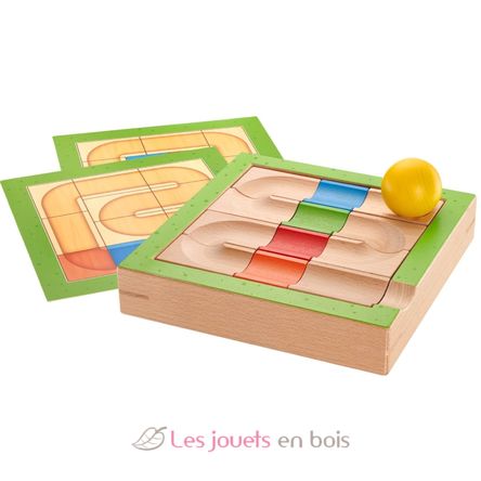 Pista de canicas de madera maciza SE62103 Selecta 2