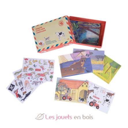 Tarjetas postales con pegatinas EG630548 Egmont Toys 3