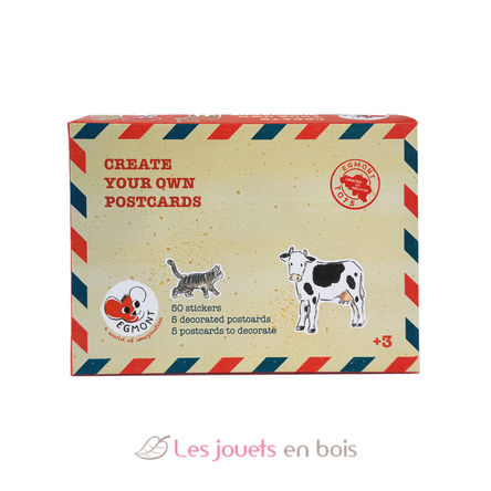 Tarjetas postales con pegatinas EG630548 Egmont Toys 4