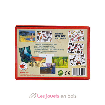 Tarjetas postales con pegatinas EG630548 Egmont Toys 5