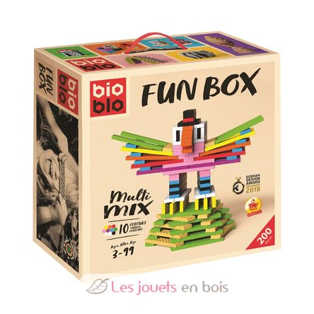 Bioblo Fun Box 200 ladrillos BIO-64024 Bioblo 1